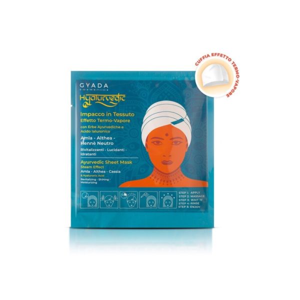 Ревитализираща лист-маска за коса Hyalurvedic - GYADA Cosmetics