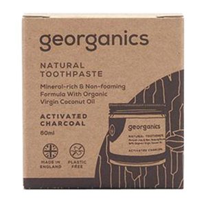 Натурална паста за зъби - активен въглен - Georganics