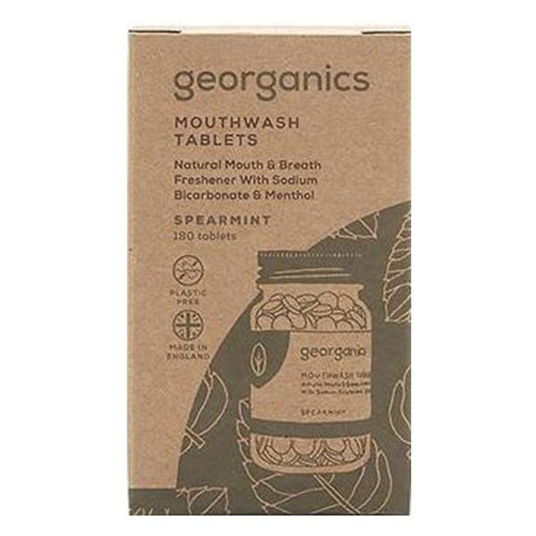 Таблетки за почистване на уста сладка мента - Georganics