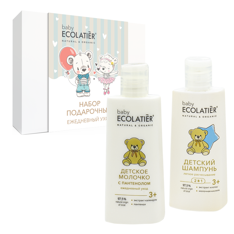Бебешки подаръчен комплект 3+ - Ecolatier