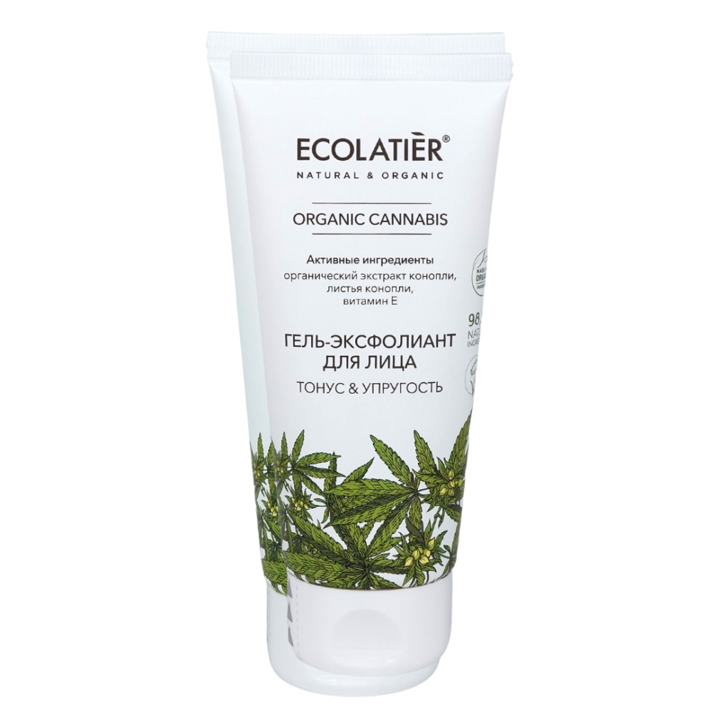 Ексфолиращ гел за лице с Канабис - ECOLATIER