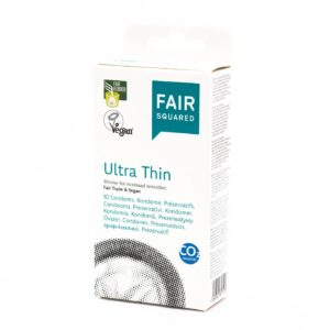 Презервативи от натурален каучук Ultra Thin - Fair Squared