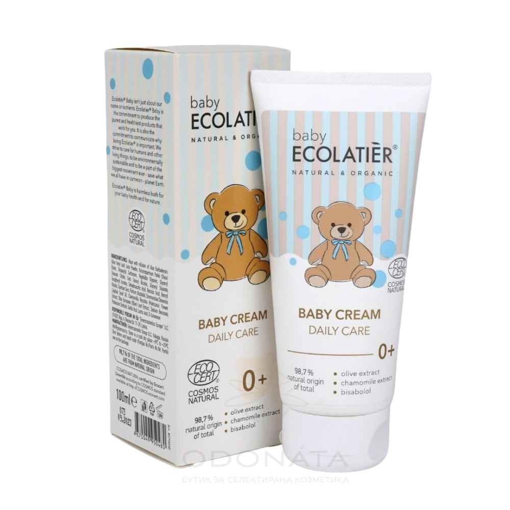 био-бебешки-крем- ecolatier-odonata Бебешки крем "Ежедневна грижа" 0+ - ECOLATIER