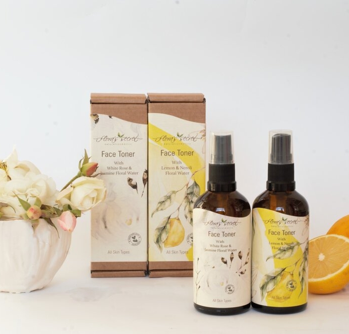 Тонер за лице с флорална вода от бяла роза и жасмин - Flora’s Secret