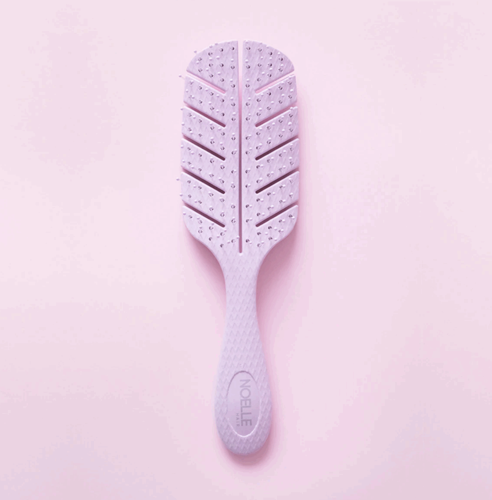 Eco-friendly четка за коса Purple Leaf - NOELLE