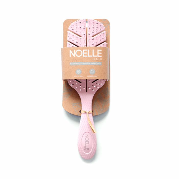 Eco-friendly четка за коса Pink Leaf - NOELLE