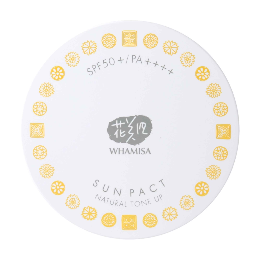 Organic Flowers Sun Pact SPF50 - Tone Up - Whamisa