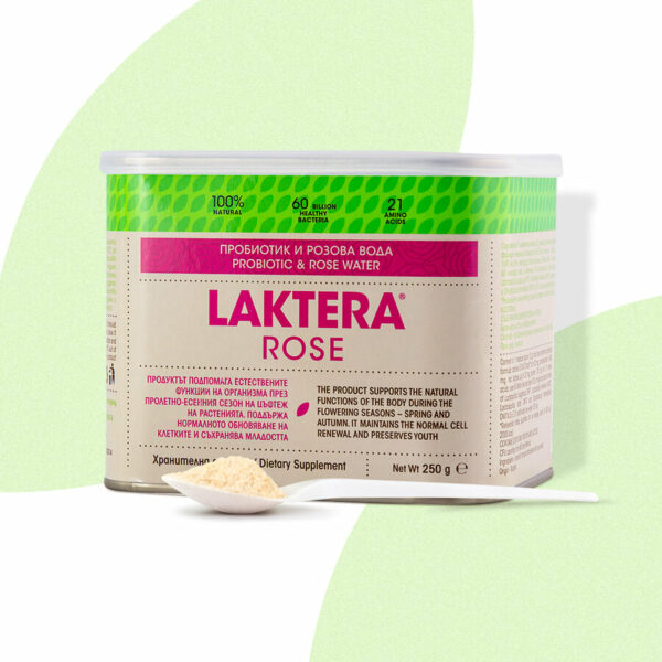 Пробиотик и розова вода в кутия Laktera Rose