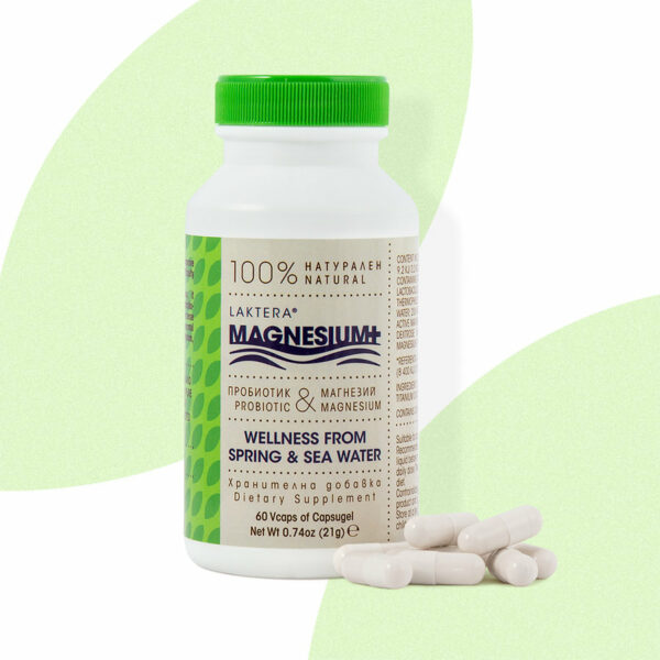 Пробиотик капсули Laktera Magnesium+