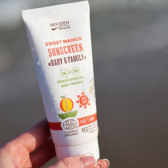 Био Слънцезащитен лосион "SWEET MANGO" SPF 50 – WoodenSpoon - Image 3