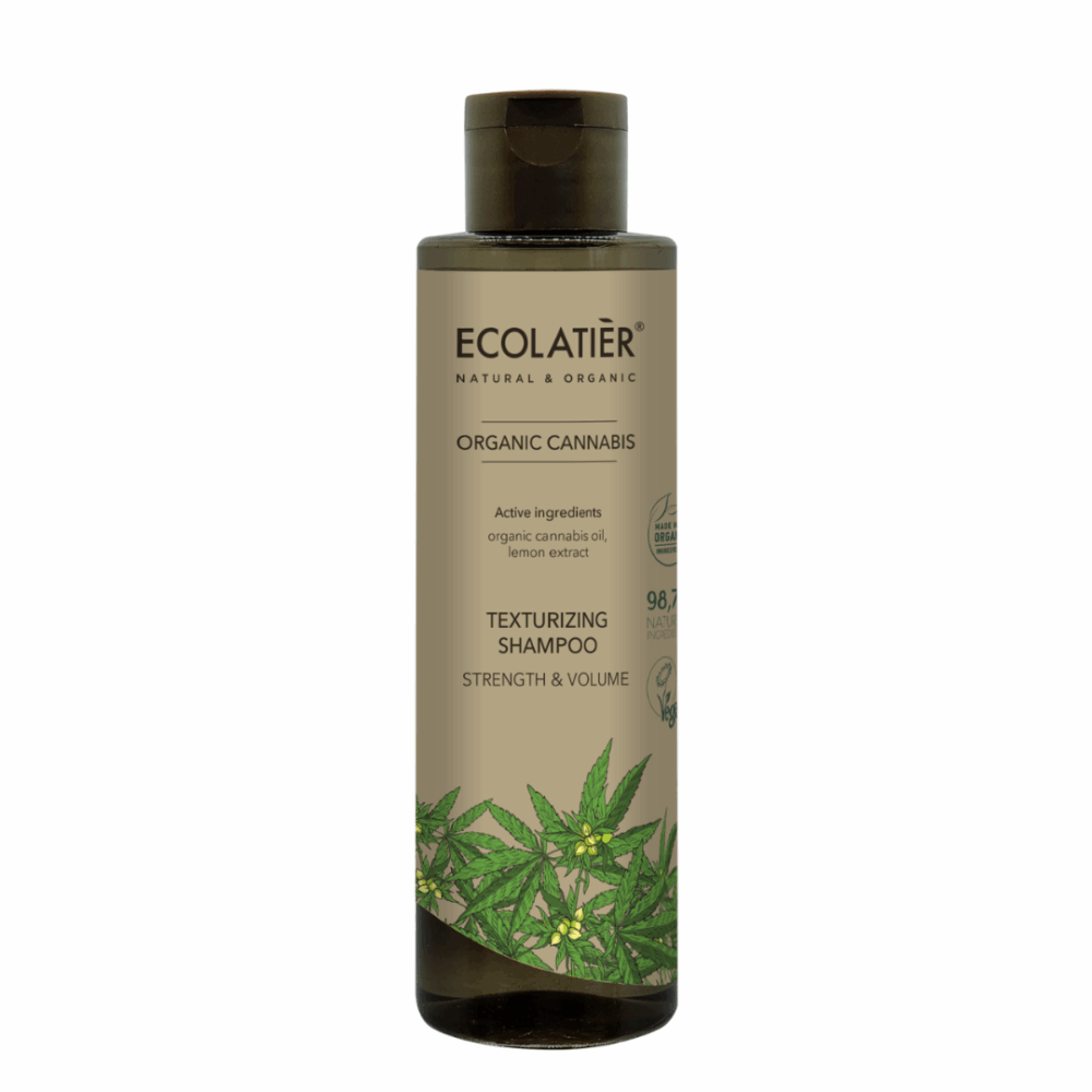 Текстуриращ-шампоан-за-обем-с-Канабис-Ecolatier-odonata Текстуриращ шампоан за обем с Канабис - Ecolatier
