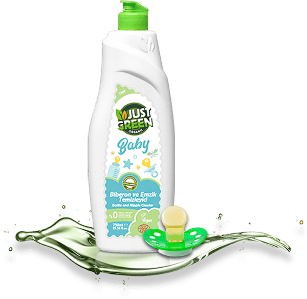 Препарат за миене на бебешки съдове и шишета - Just Green Organic