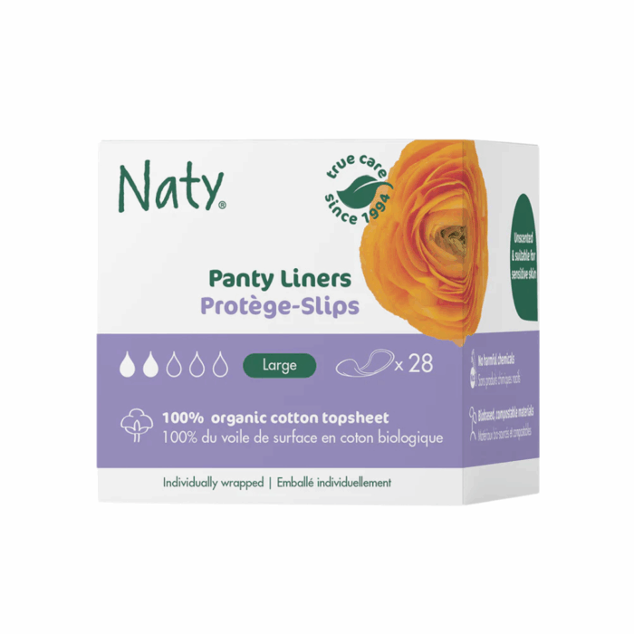 ECO by Naty - Ежедневни дамски превръзки - 28бр (големи)