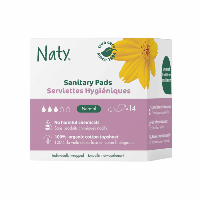 ECO by Naty - дамски превръзки - 14бр (нормални)