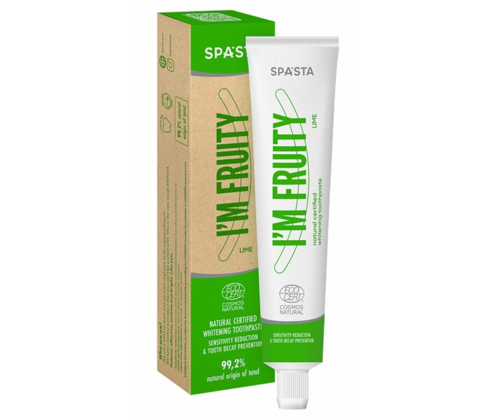 SPASTA I'M FRUITY - намаляване на чувствителността и предотвратяване на кариес SPASTA I'M FRUITY - намаляване на чувствителността и предотвратяване на кариес