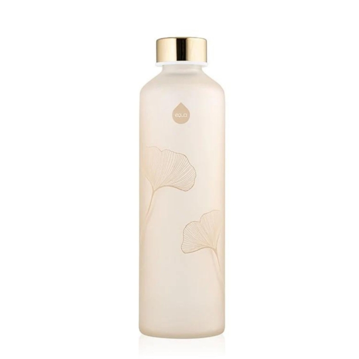 Еко стъклена бутилка за вода equa - Ginkgo /гинко/ 750мл