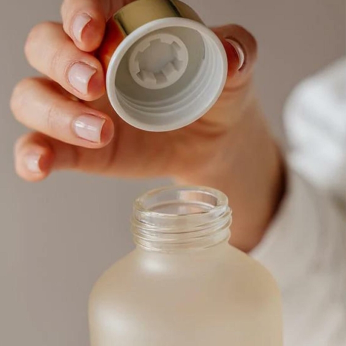 Еко стъклена бутилка за вода equa - Cinnamon /канела/ 550мл - Image 3