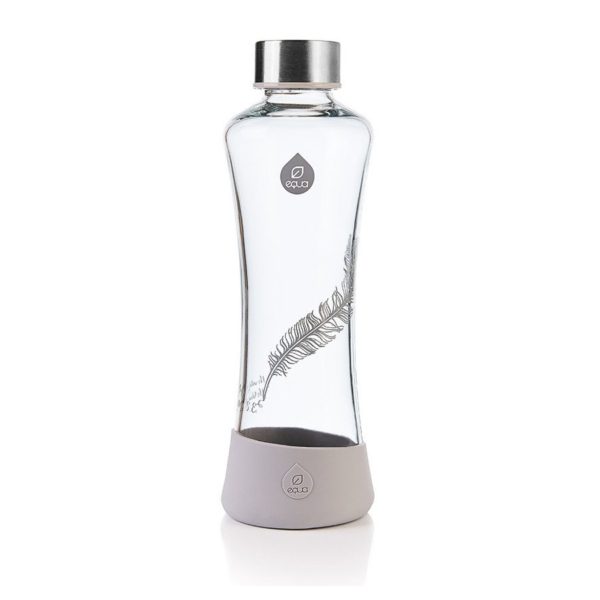Еко стъклена бутилка за вода Equa Перо 550мл