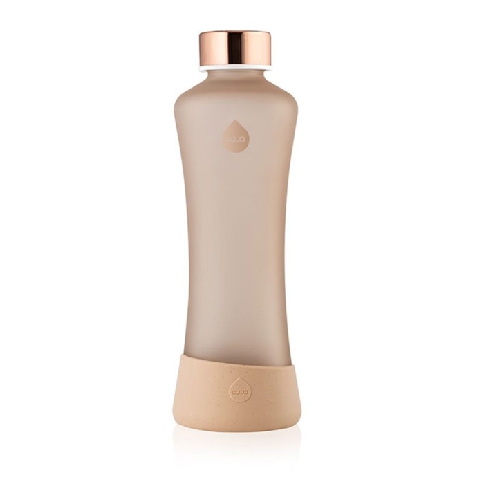 Еко стъклена бутилка за вода equa - Ginger / джинджър/ 550мл