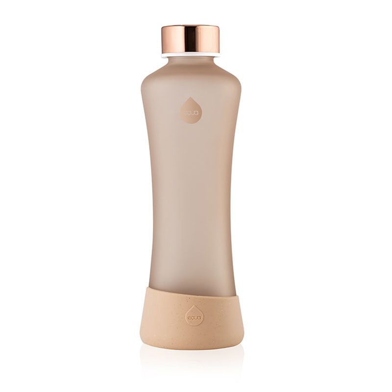 equa-stuklena-butilka-ginger-odonata Еко стъклена бутилка за вода equa - Ginger / джинджър/ 550мл