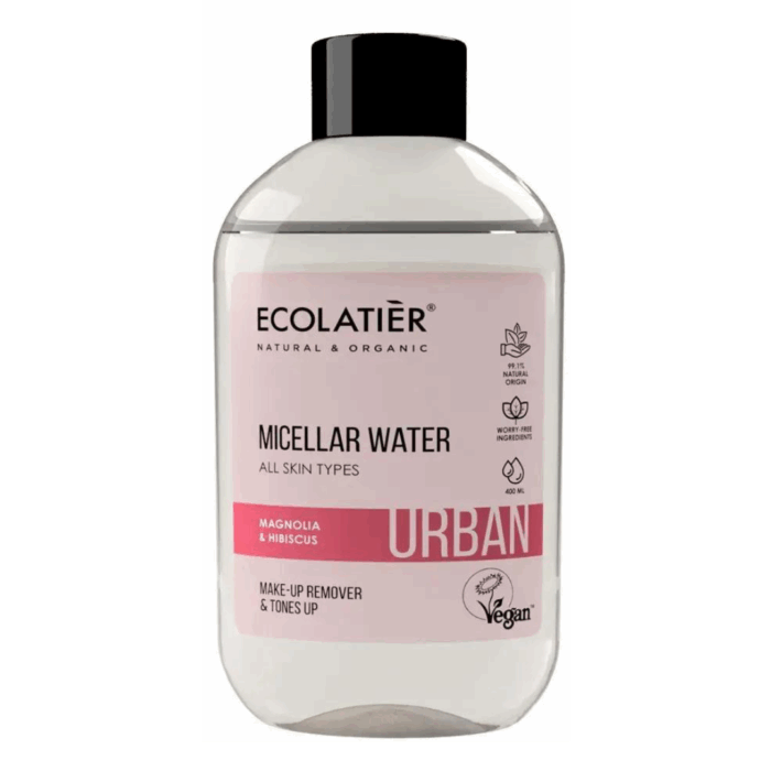 Мицеларна вода за всеки тип кожа с магнолия и хибискус – Ecolatier