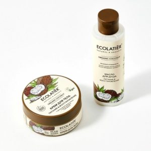 Подаръчен сет за тяло Organic Coconut - Ecolatier