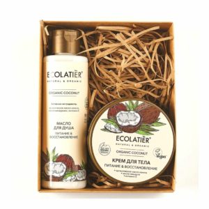 Подаръчен сет за тяло Organic Coconut - Ecolatier