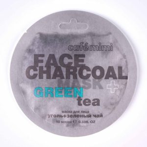 Маска за лице "Bamboo Charcoal & Green Tea" - Café mimi