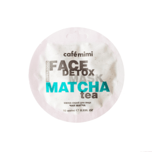 Крем-скраб маска за лице "Matcha Tea & Aloe Vera" - Café mimi