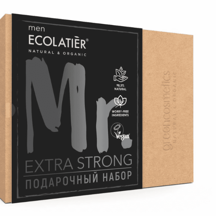 Подаръчен мъжки сет Extra Strong for Men - Ecolatier - Image 1