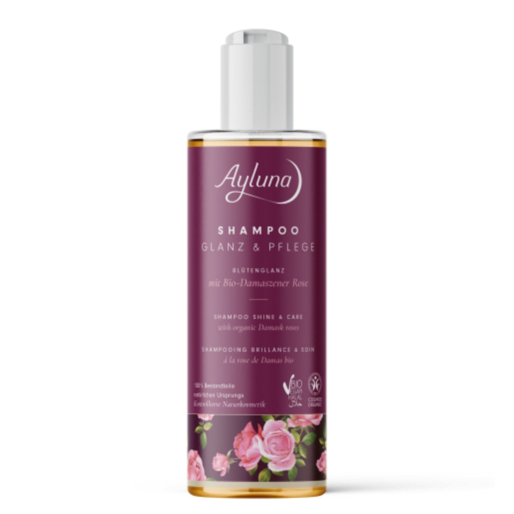 Шампоан за коса "Shine & Care" Damask roses- AYLUNA Шампоан за коса "Shine & Care" Damask roses- AYLUNA