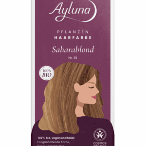 Био веган билкова боя (къна) за коса - AYLUNA - No25 Sahara Blonde