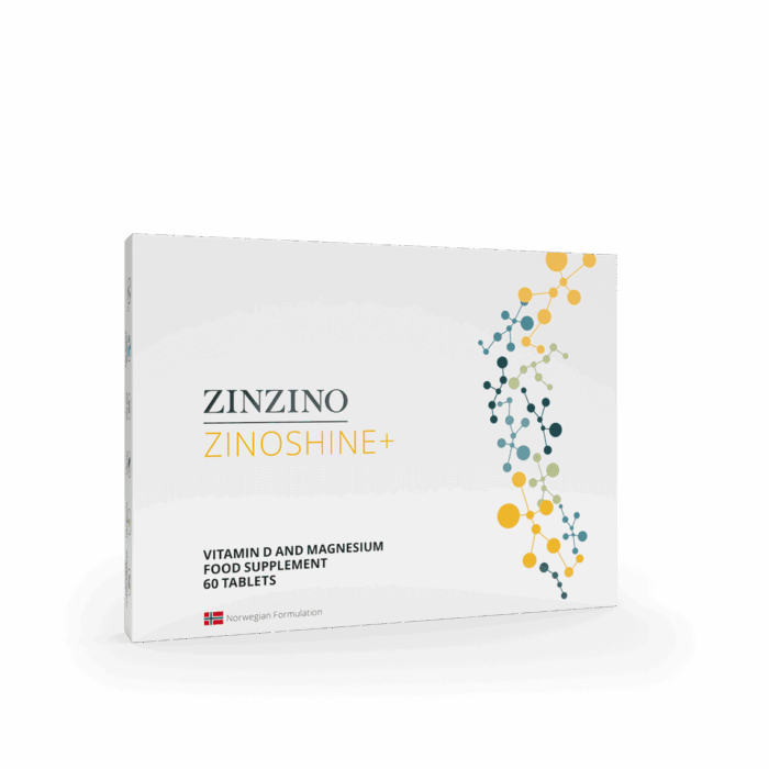 ZINZINO ZINOSHINE + Витамин D3 + Магнезий , 60 таблетки