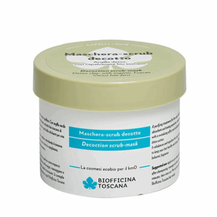 Маска-скраб за коса и скалп с детокс глина