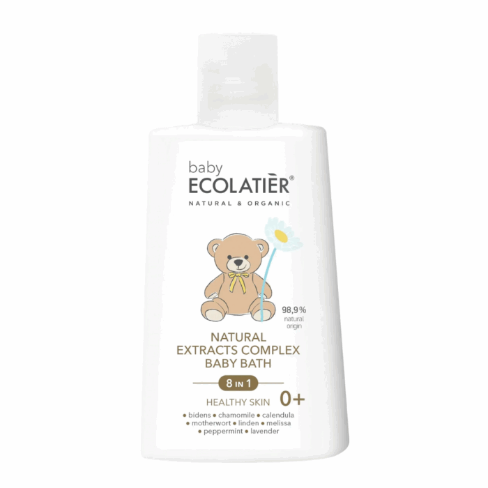 Ecolatier - Комплекс растителни екстракти за бебешка вана 0+