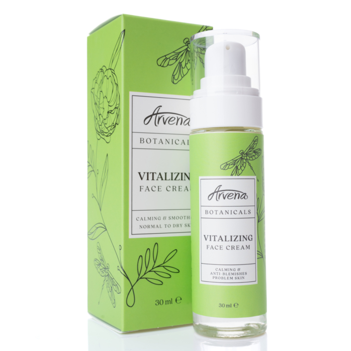 Витализиращ крем за проблемна кожа Ботаникълс - Arvena Cosmetics
