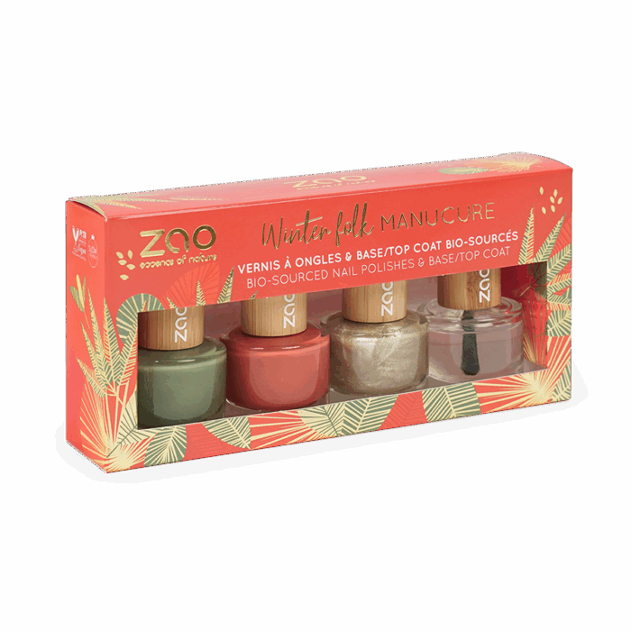Zao Organic - Подаръчен сет Winter Folk Manicure - Image 1