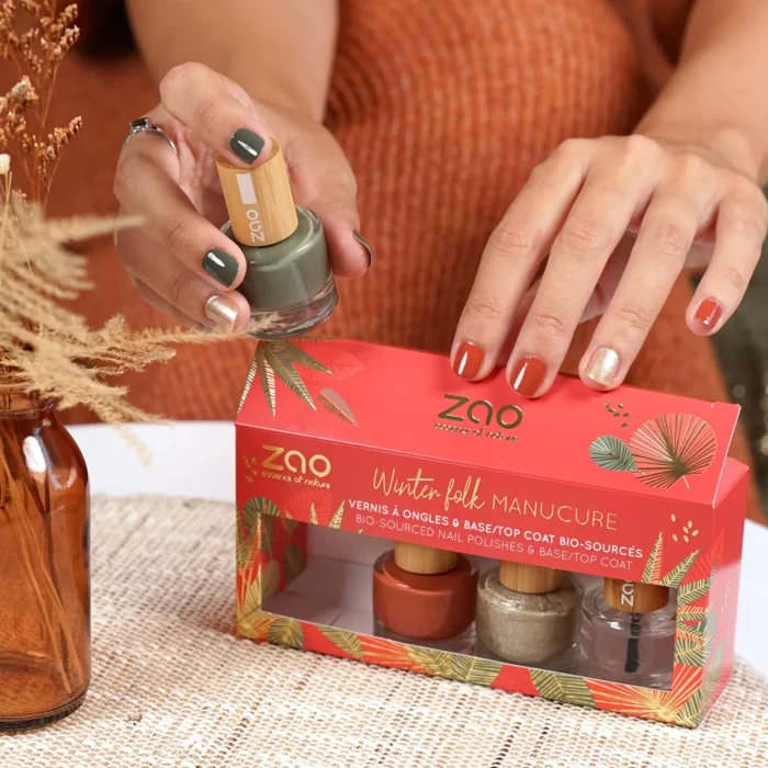Zao Organic - Подаръчен сет Winter Folk Manicure - Image 10