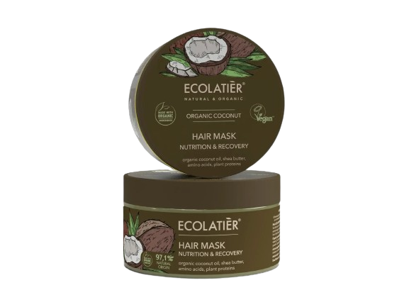 Ecolatier - Подхранваща маска за коса с органичен кокос