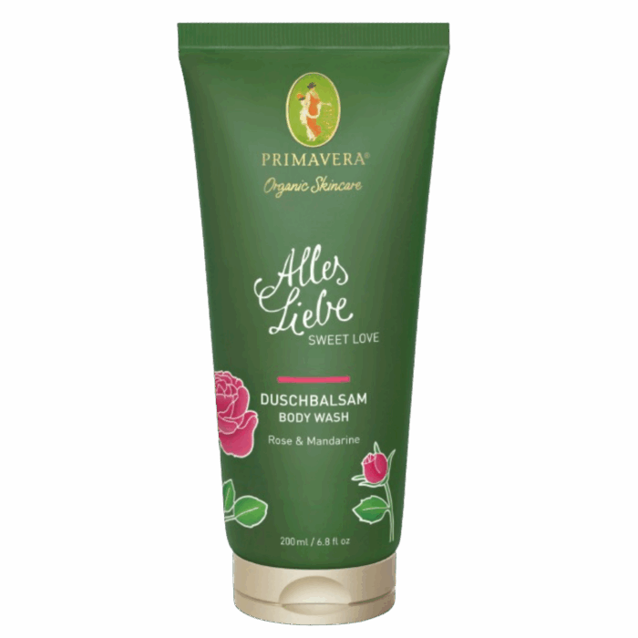 Primavera - Душ гел с Роза и мандарина Sweet love