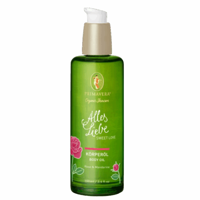 Primavera - Олио за тяло с Роза и мандарина Sweet love
