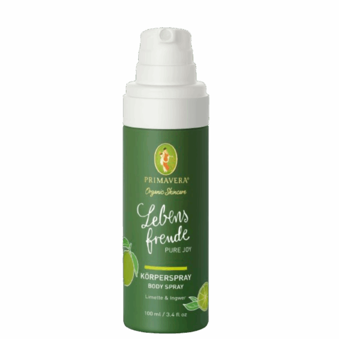 Primavera - Спрей за тяло с Лайм и джинджифил Pure Joy