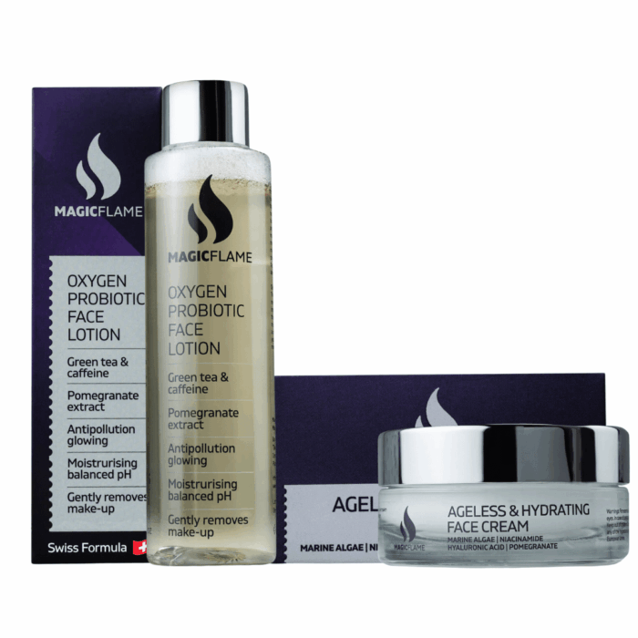 FACE SET Ageless & Hydrating Хидратиращ крем за лице с хиалурон и Лосион за лице