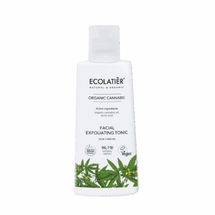 Ecolatier - Ексфолиращ тоник за лице с Органичен канабис