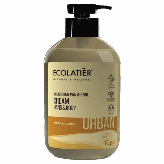 Ecolatier - Подхранващ крем за ръце и тяло с Пантенол