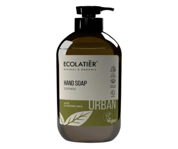 Ecolatier - Течен сапун за ръце с Алое и бадемово мляко Softness
