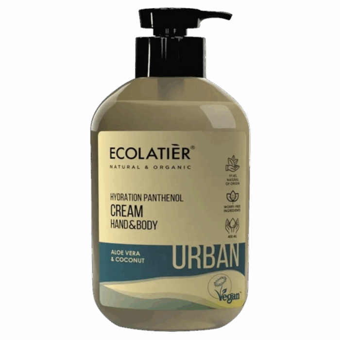 Ecolatier - Хидратиращ крем за ръце и тяло с Пантенол