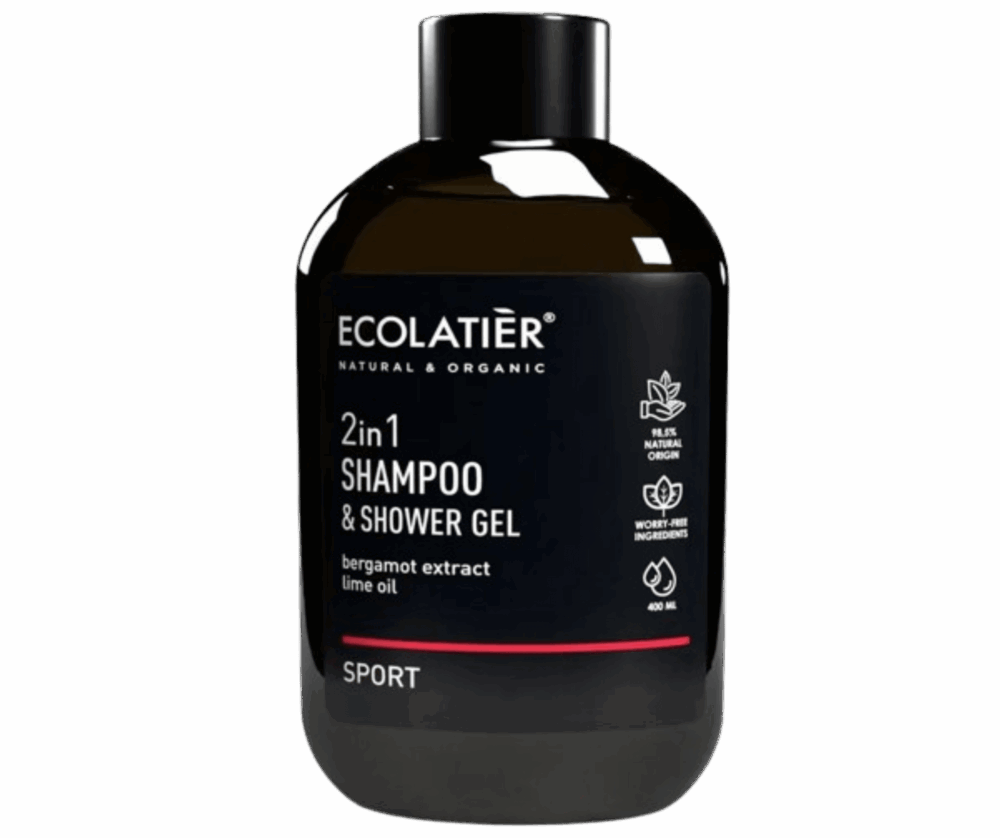 Ecolatier - Шампоан и душ гел 2в1 Sport
