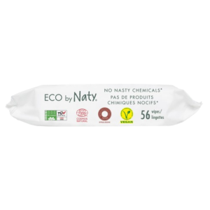 Eco by Naty - Мокри кърпички Sensitive с лек аромат 56 бр.