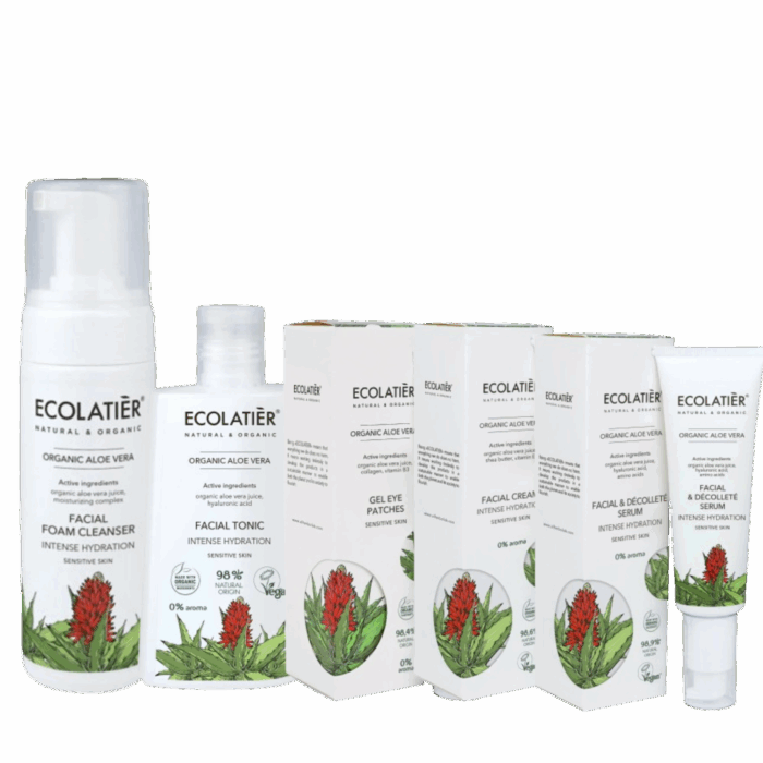 Ecolatier - Сет за лице с алое вера